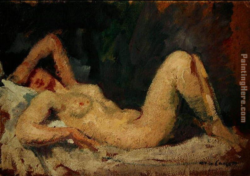 Mary Cassatt Reclining Nude